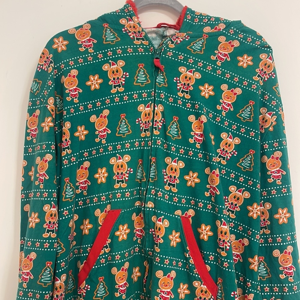 Disney women’s xl Gingerbread one piece pajamas - Picture 2 of 6
